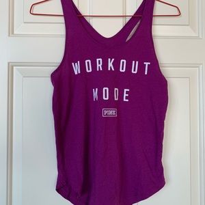 VS Pink Workout Tank Size XS